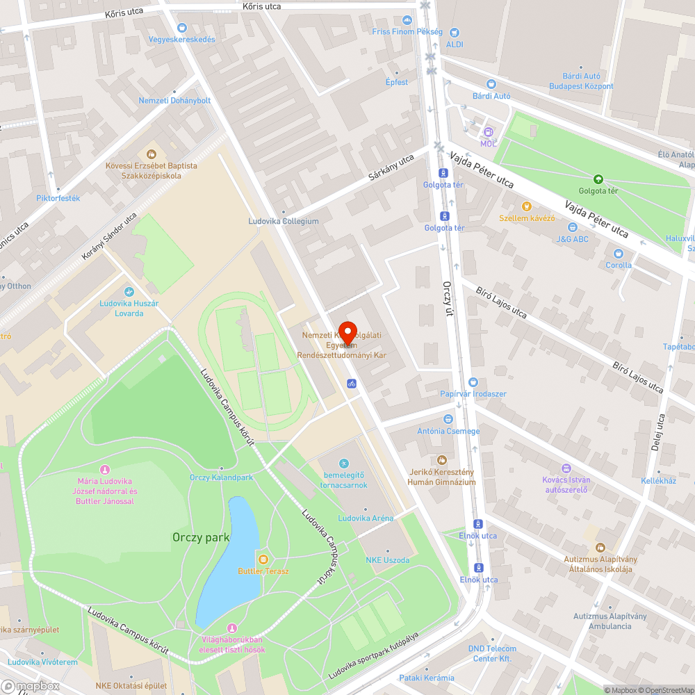 Utcára dobált szemét bejelentés helye