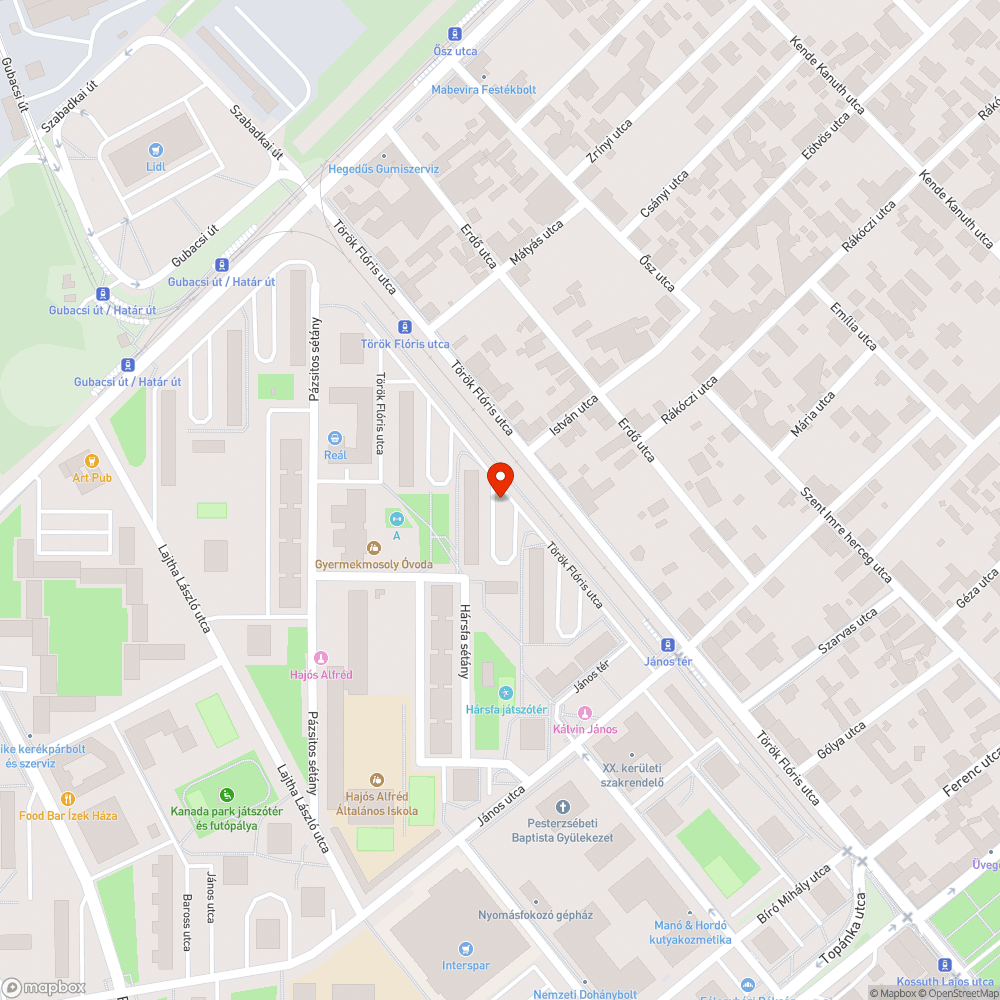 Balesetveszélyes elhagyott autó bejelentés helye