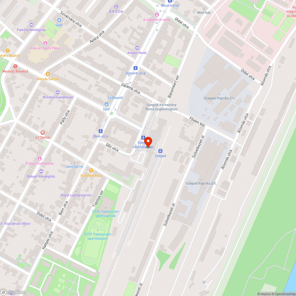 Elromlott SZKT automata bejelentés helye