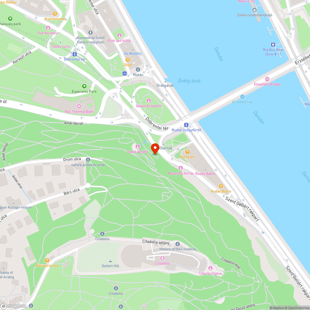 szemét a Gellért-hegyen bejelentés helye