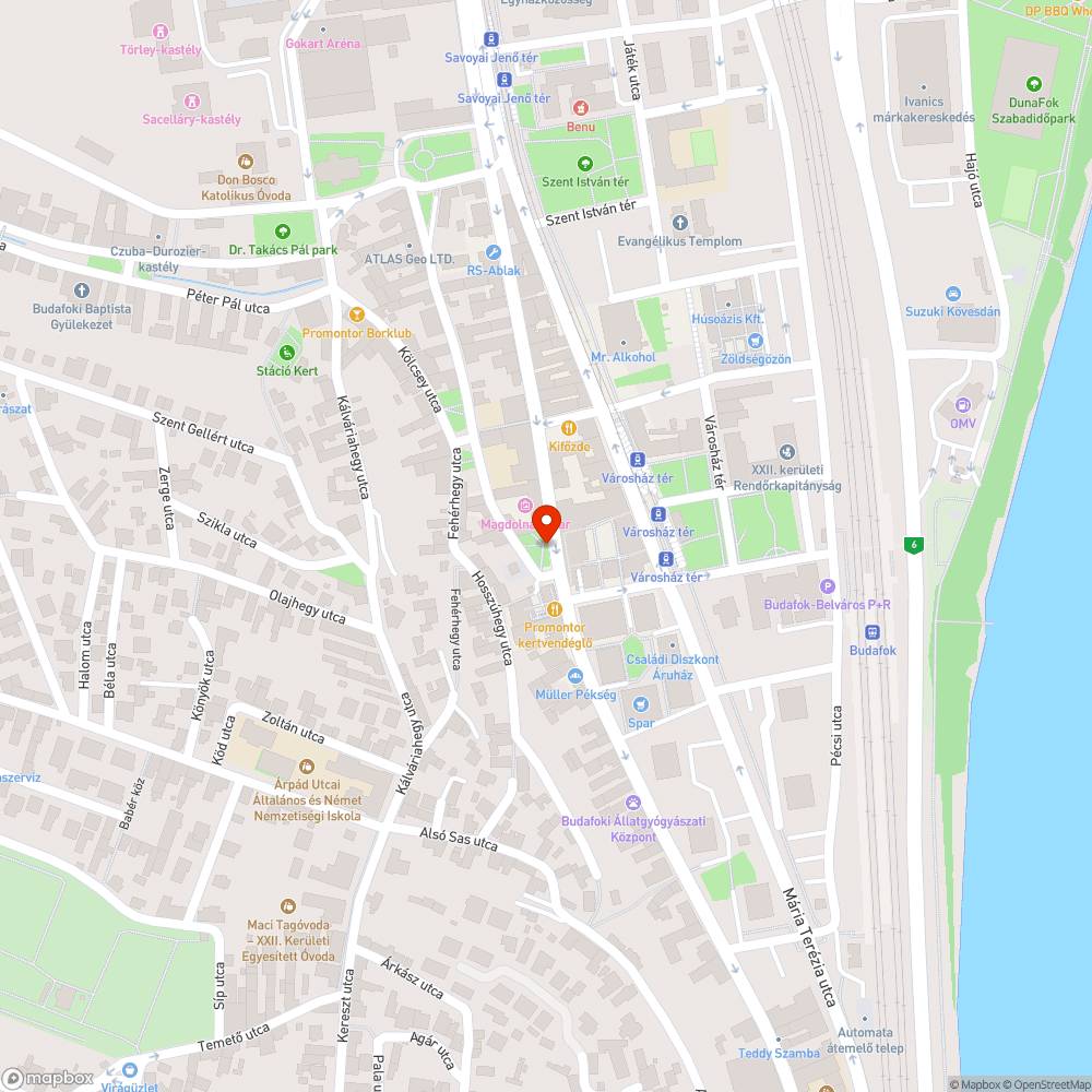 Koszos 2. buszmegálló bejelentés helye