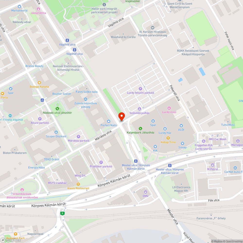 Szemetes utca bejelentés helye