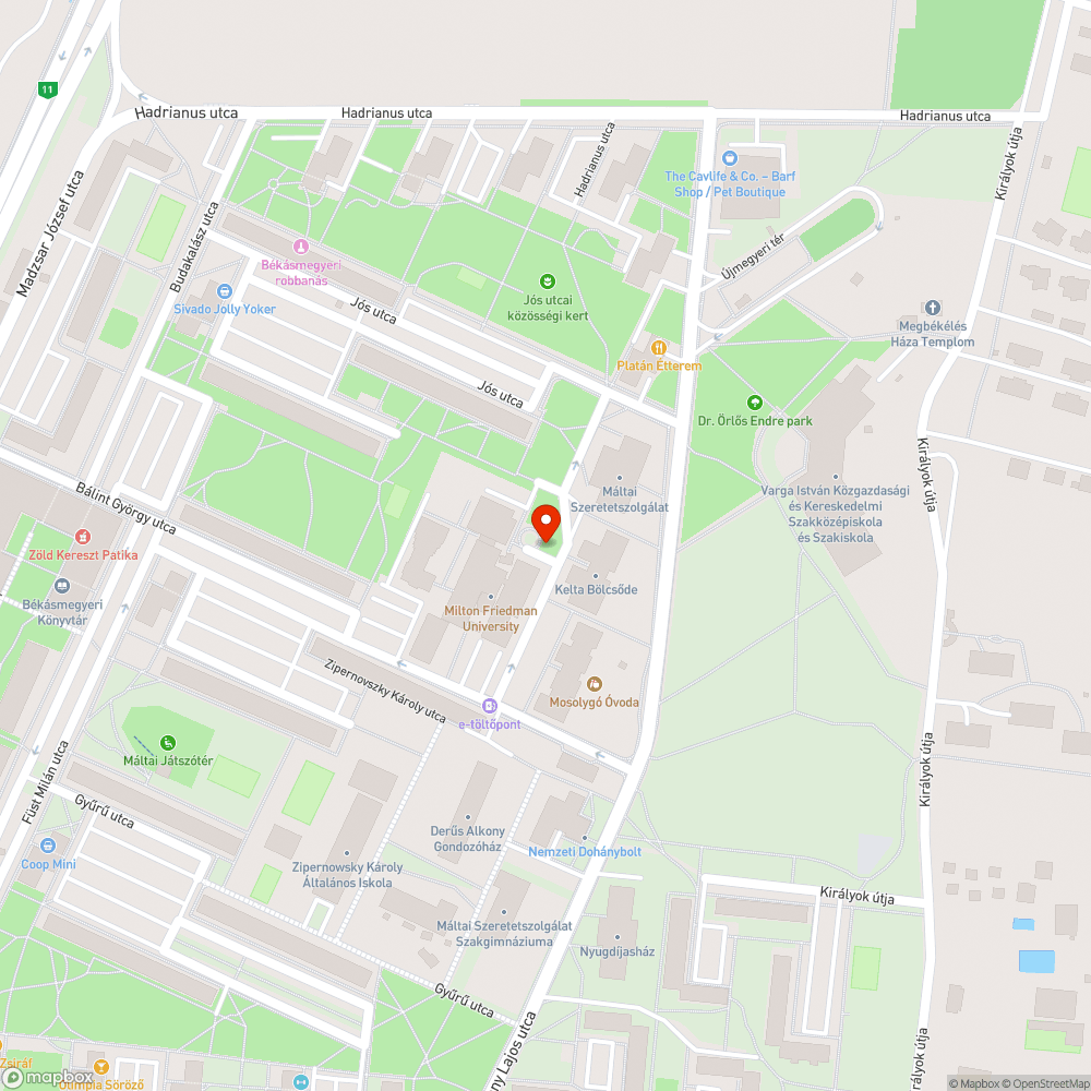 Kiégett lámpa bejelentés helye