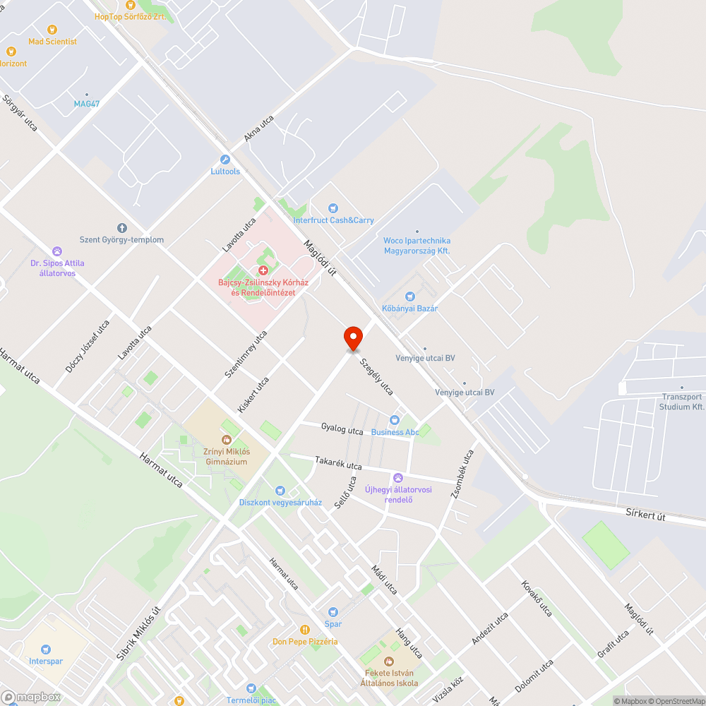 Egy kupac szemèt bejelentés helye