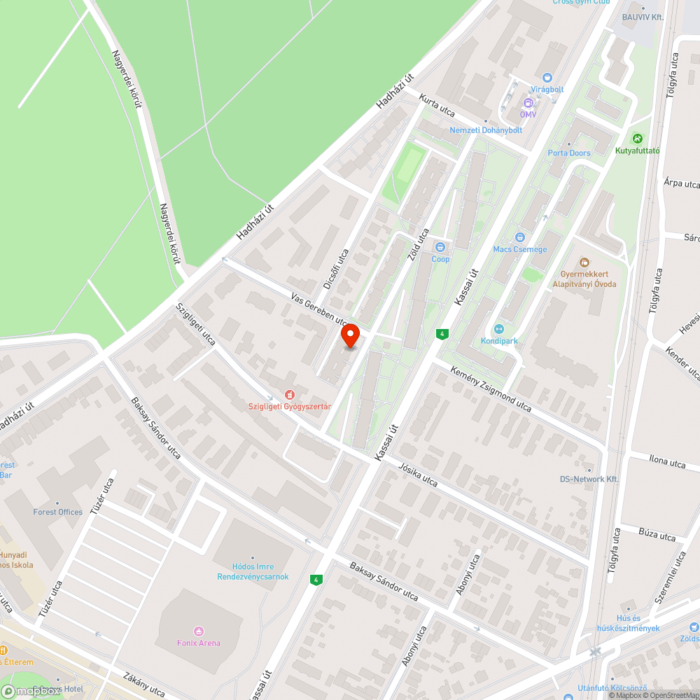 Eldugult lefolyó bejelentés helye