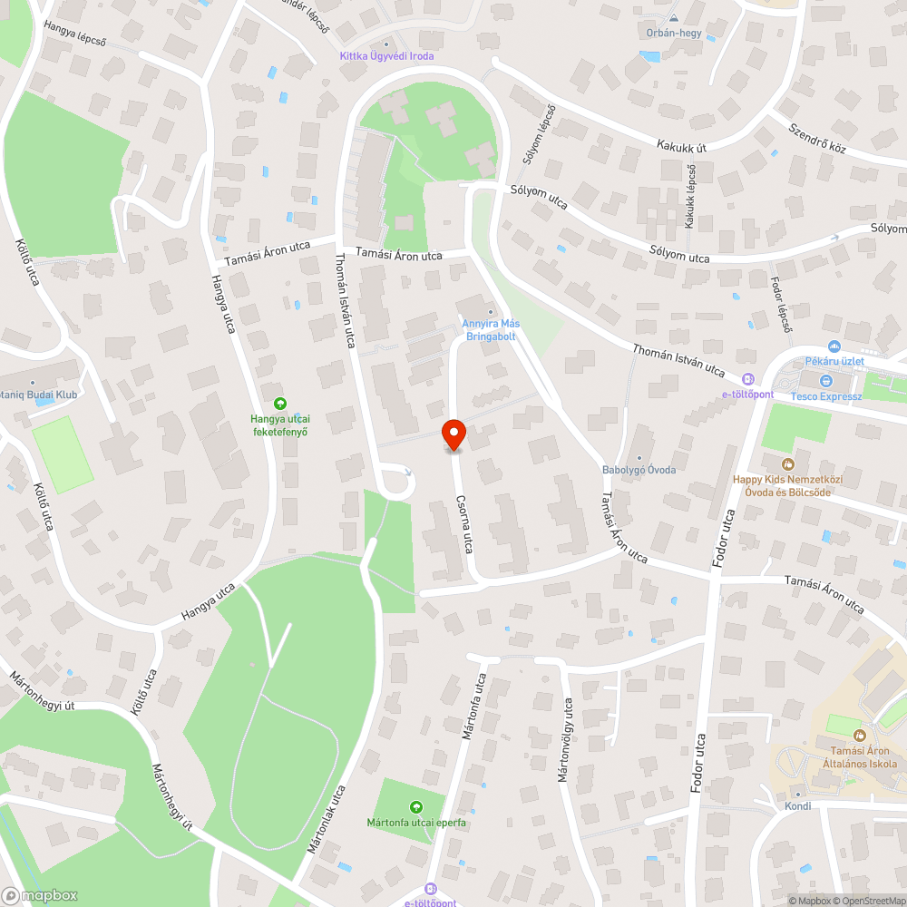 Villanyvezeték bejelentés helye