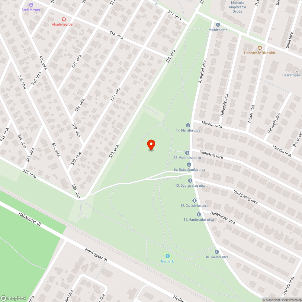 Kutyagumi hátrahagyása bejelentés helye