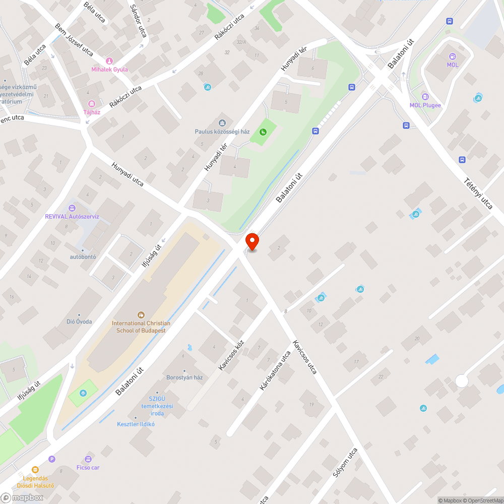 Fekvőrendőr rongálás bejelentés helye