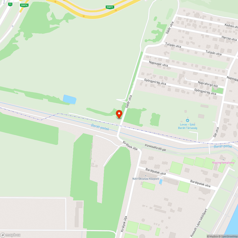 Szemetes zöldterület bejelentés helye