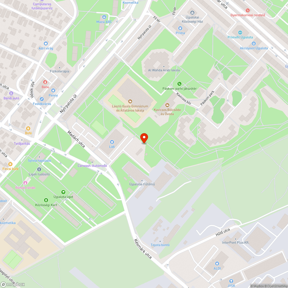 Sérült eszköz a kutyafuttatóban bejelentés helye