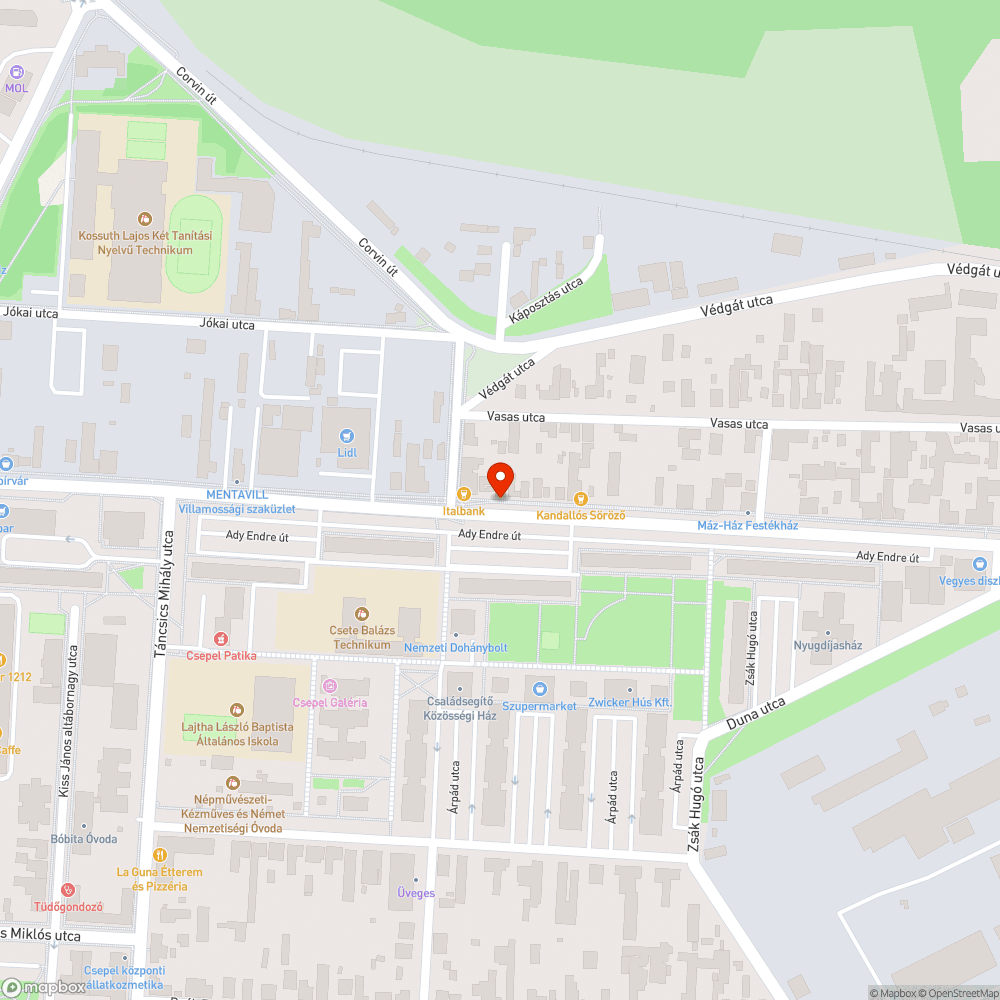 Sérült kapcsolószekrény bejelentés helye