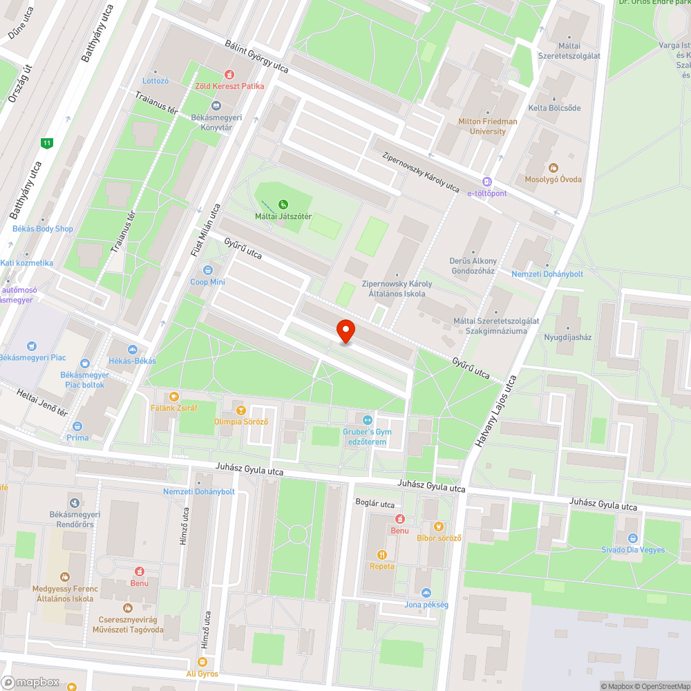 Zsákos- és zöldhulladék bejelentés helye