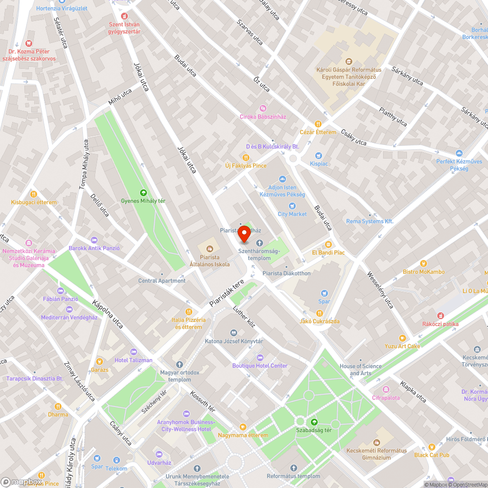 Villogó lámpa bejelentés helye