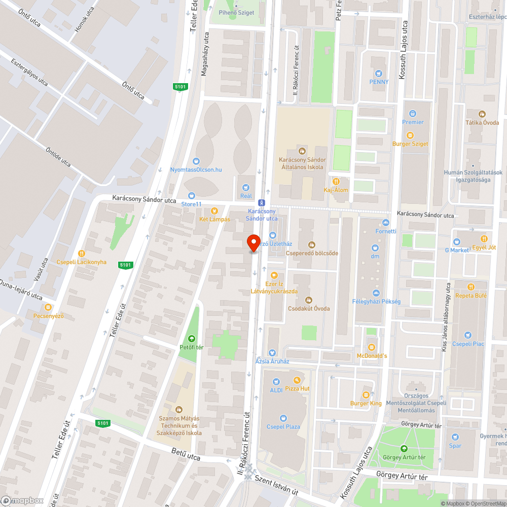 Brutális méretű kátyú bejelentés helye