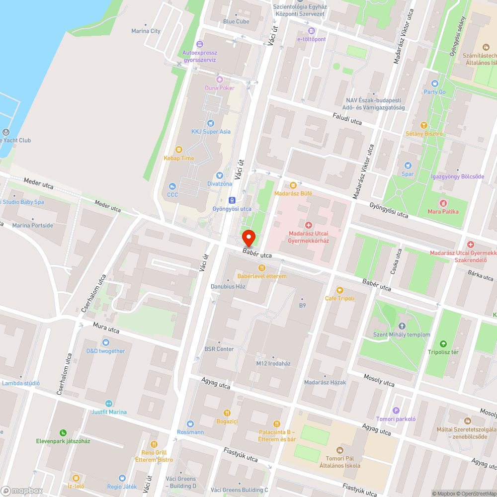 Kátyú bejelentés helye