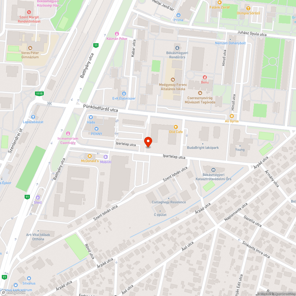 Eldugult víznyelő bejelentés helye