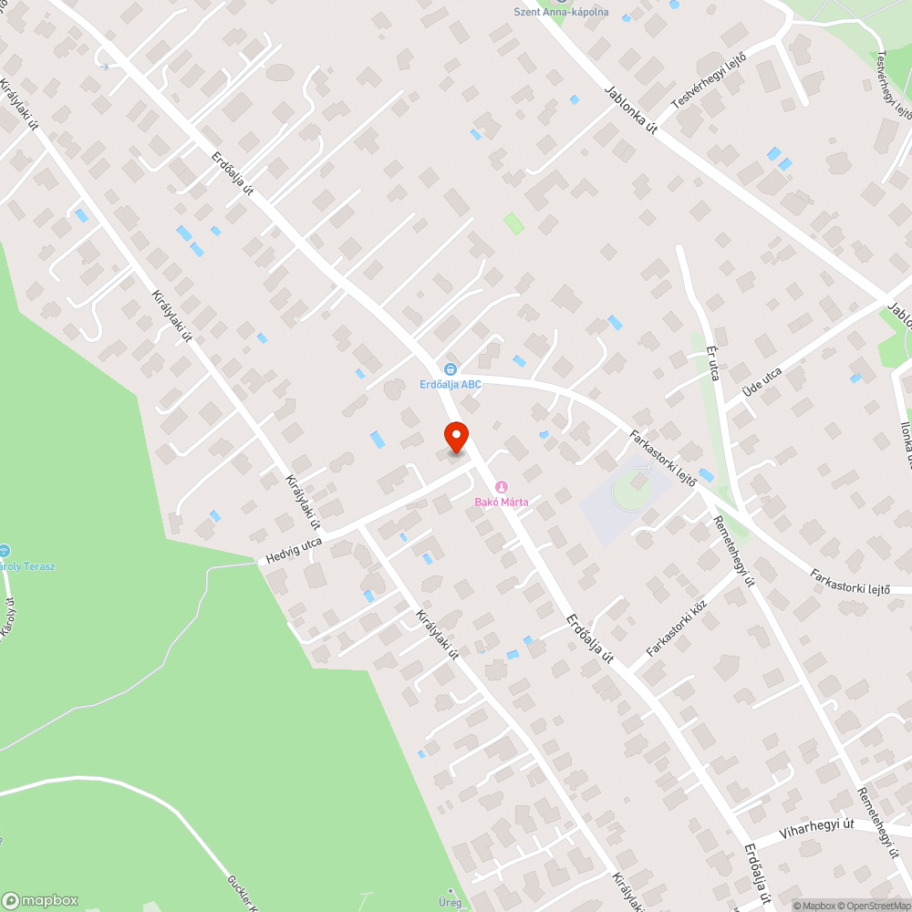 sok kisebb kátyú bejelentés helye