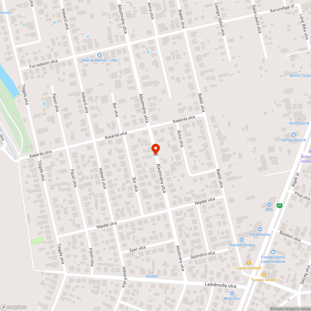 Autótól nem lehet elférni bejelentés helye