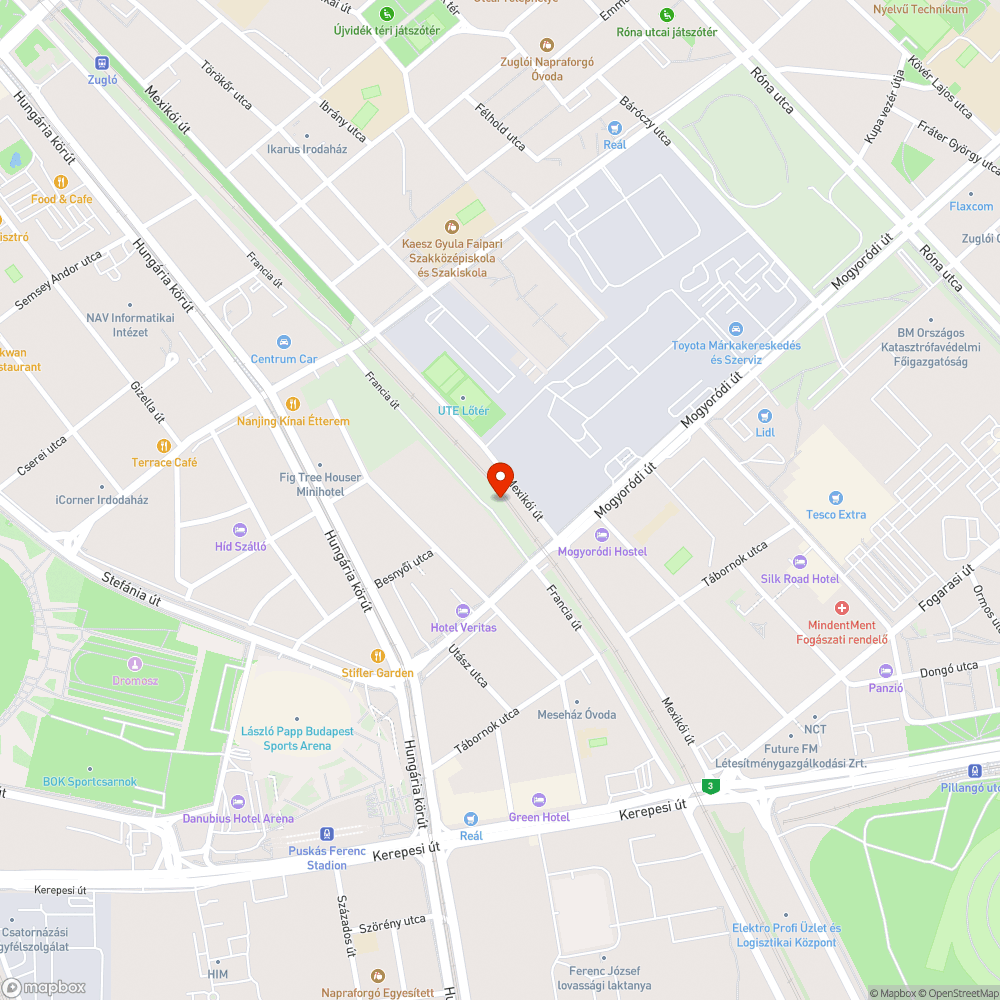 Nagy mennyiségű hulladék a Francia úton 2.0 bejelentés helye