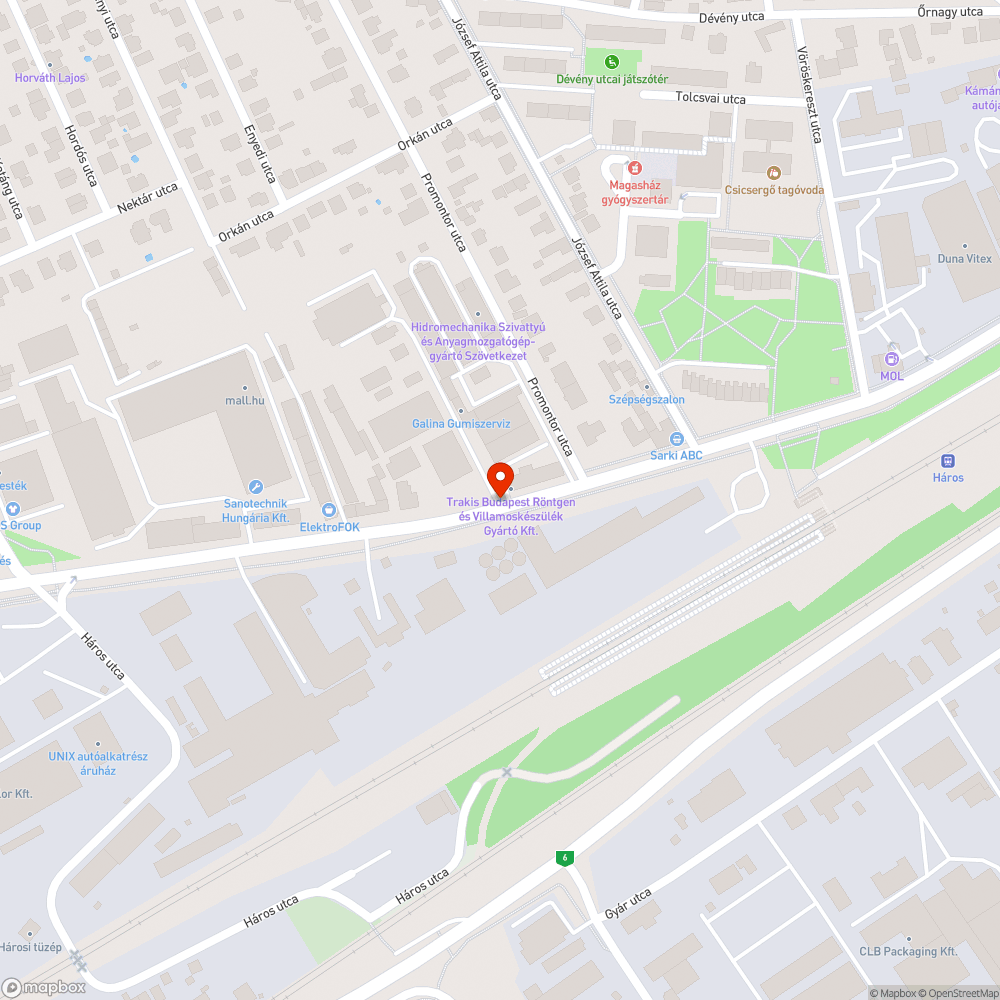 Kiterjedt, mély kátyú bejelentés helye