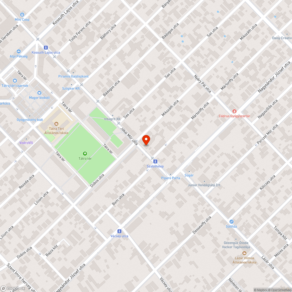 Fatuskó bejelentés helye