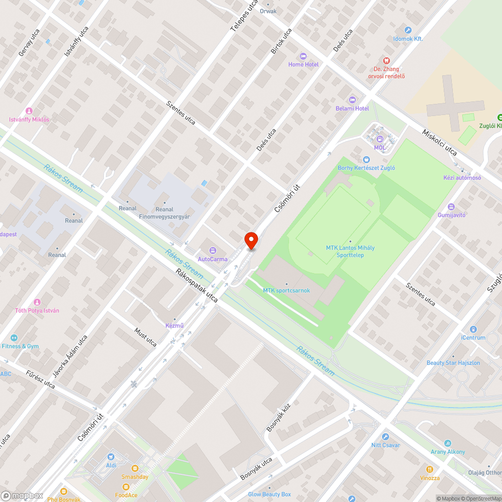 Korlát maradványok bejelentés helye