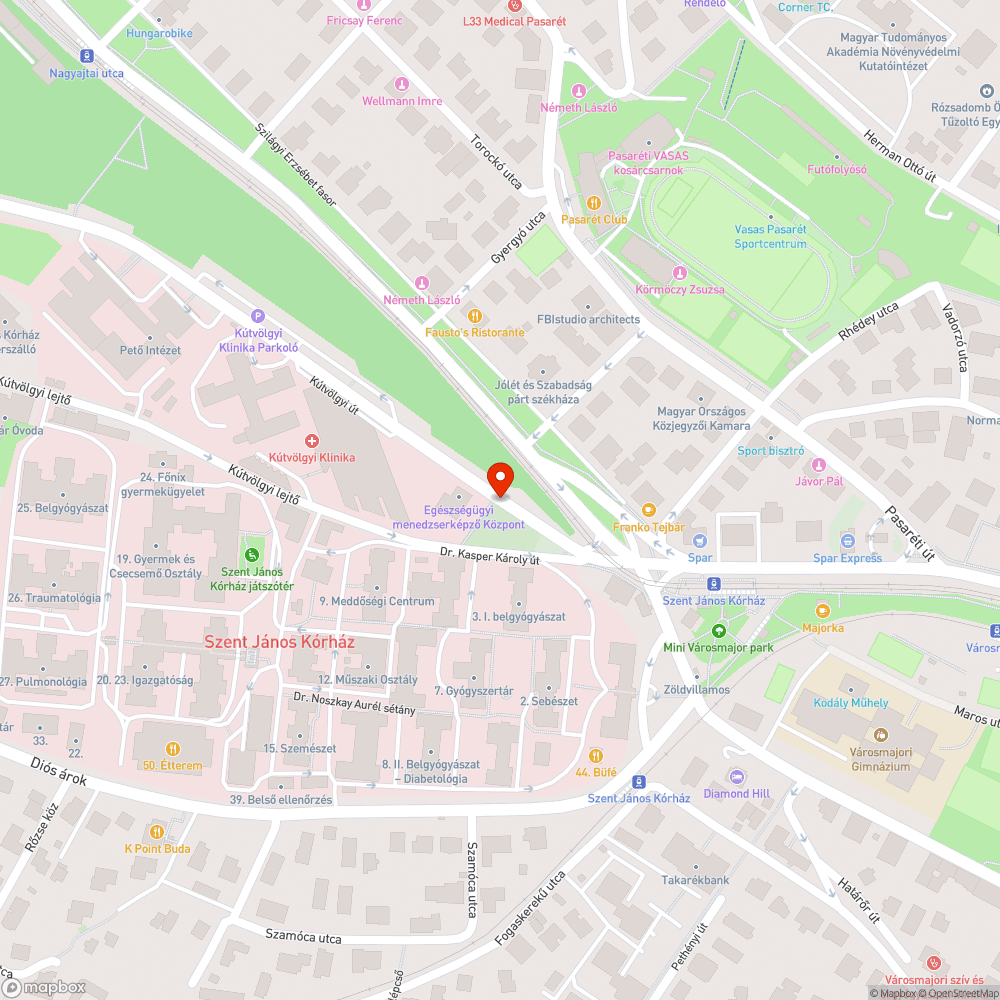 Csereérett pad bejelentés helye