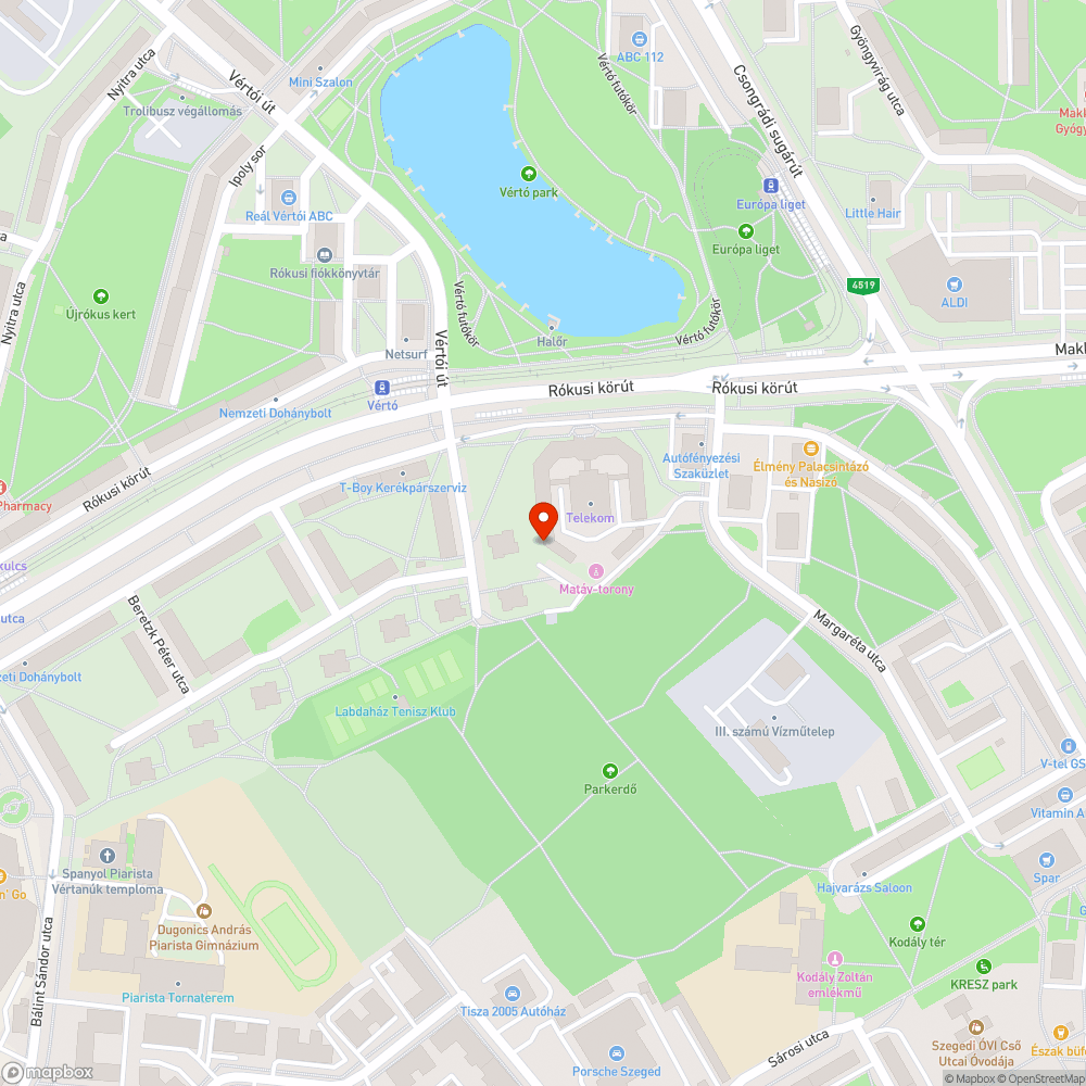 Elhagyott roncsautó bejelentés helye