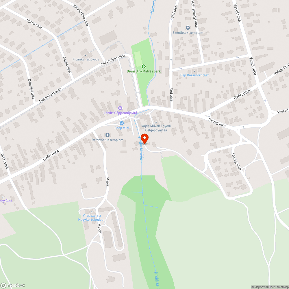 Járda akadály bejelentés helye