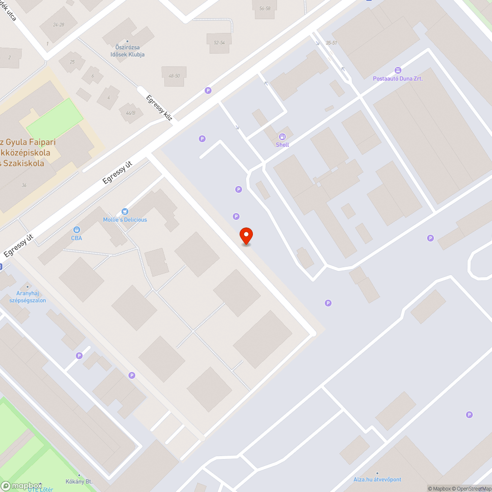 Elhagyott karambolos autó bejelentés helye