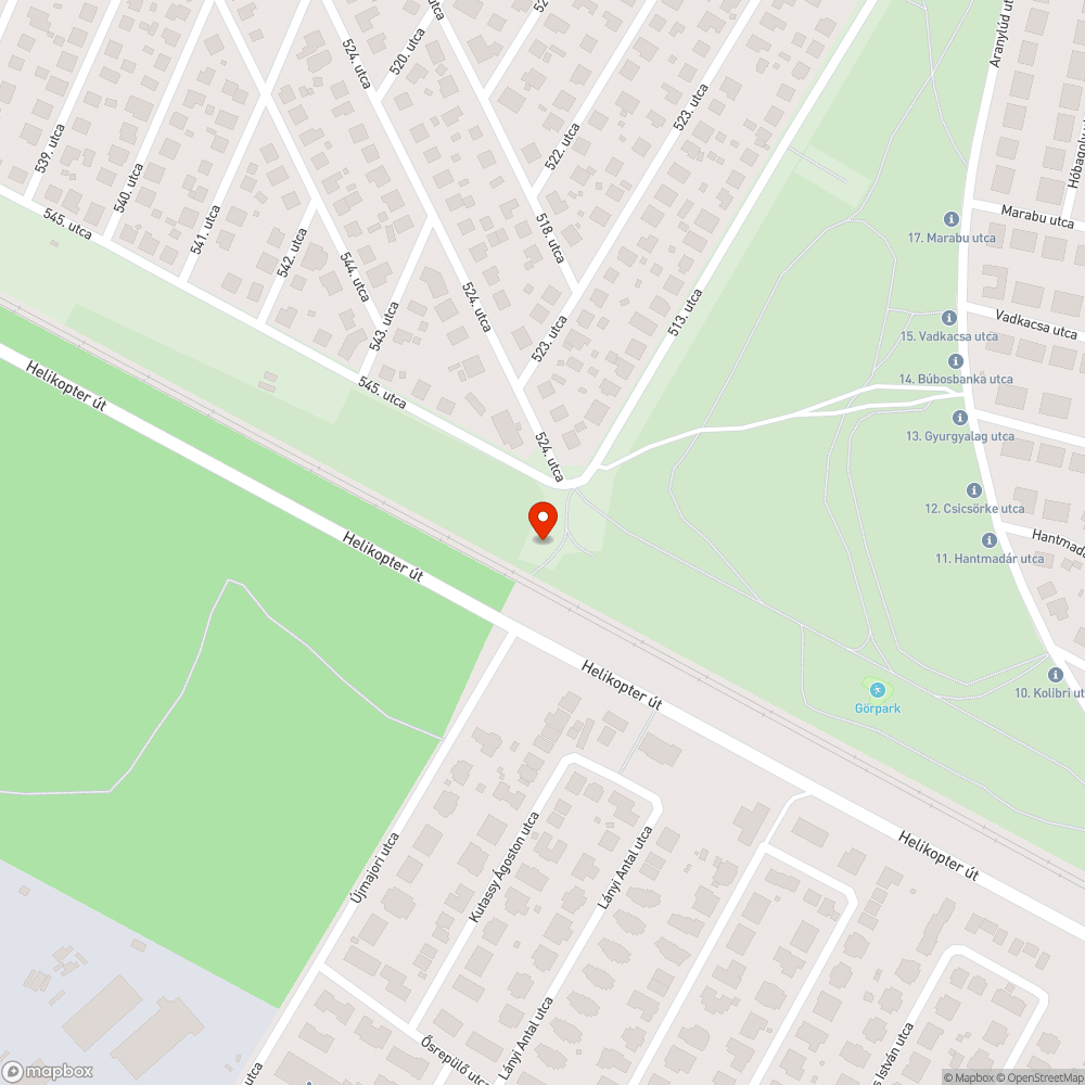 Vasúti gyalogátkelő létesítésének igénye bejelentés helye