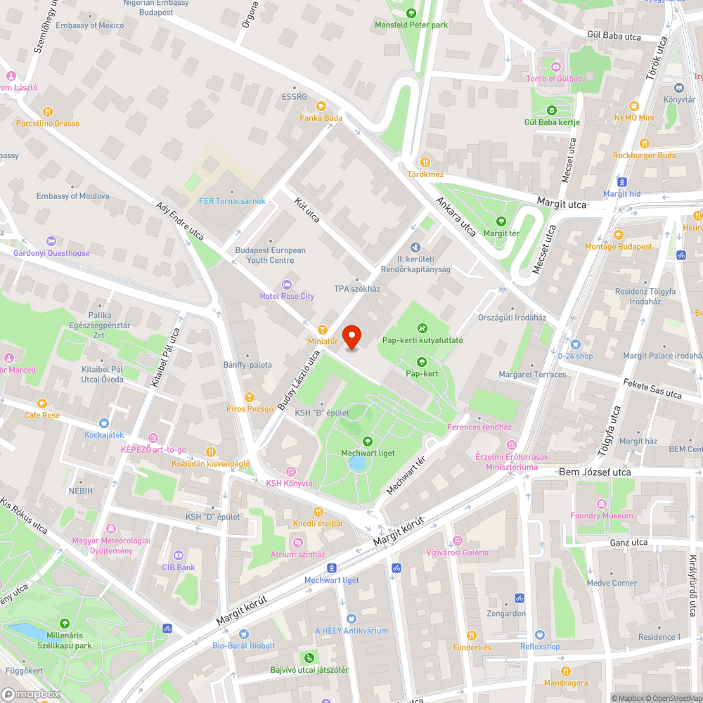 Sötét sétaút bejelentés helye