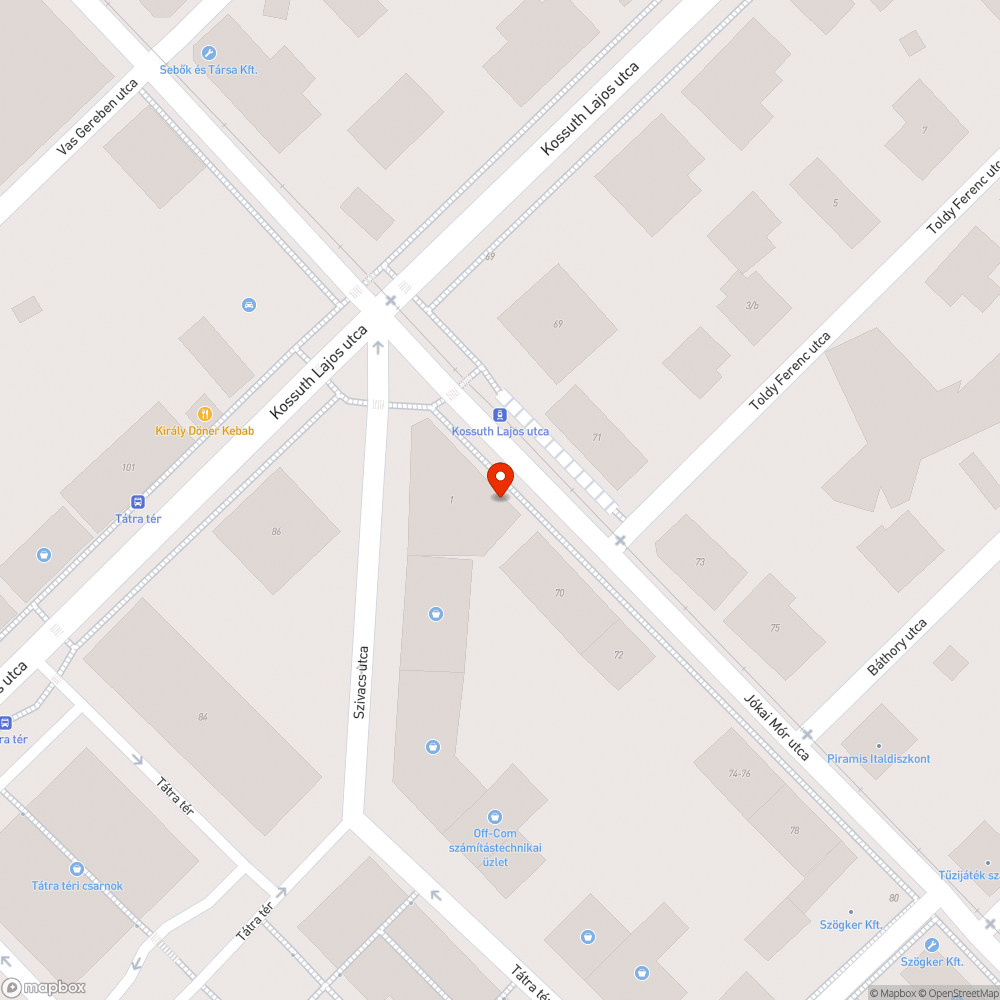 Lecsúszott tábla bejelentés helye