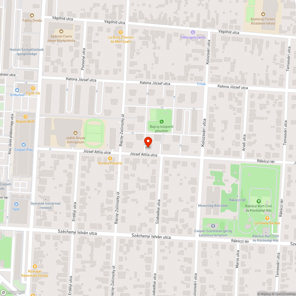 Elszáradt, balesetveszélyes fa bejelentés helye