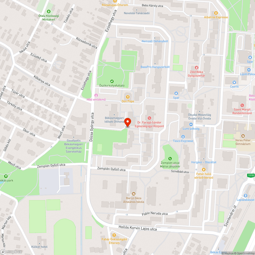 Ismeretlen eredetű gödrök bejelentés helye