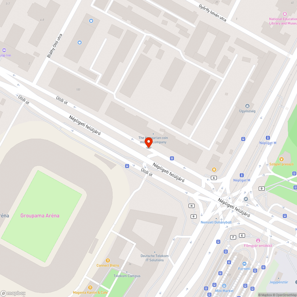 Kavicsok/aszfalt törmelék a járdán és az út szélén bejelentés helye