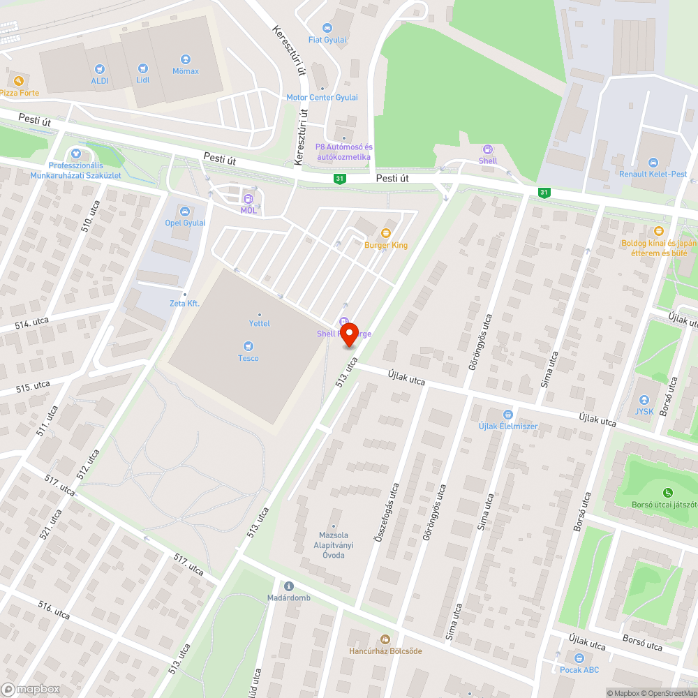 Sziklatömbök foglalják a közterületet bejelentés helye