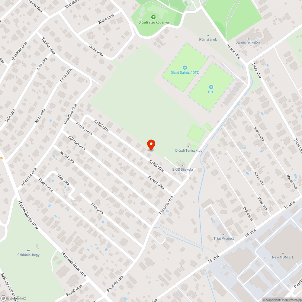 Kiégett izzó bejelentés helye