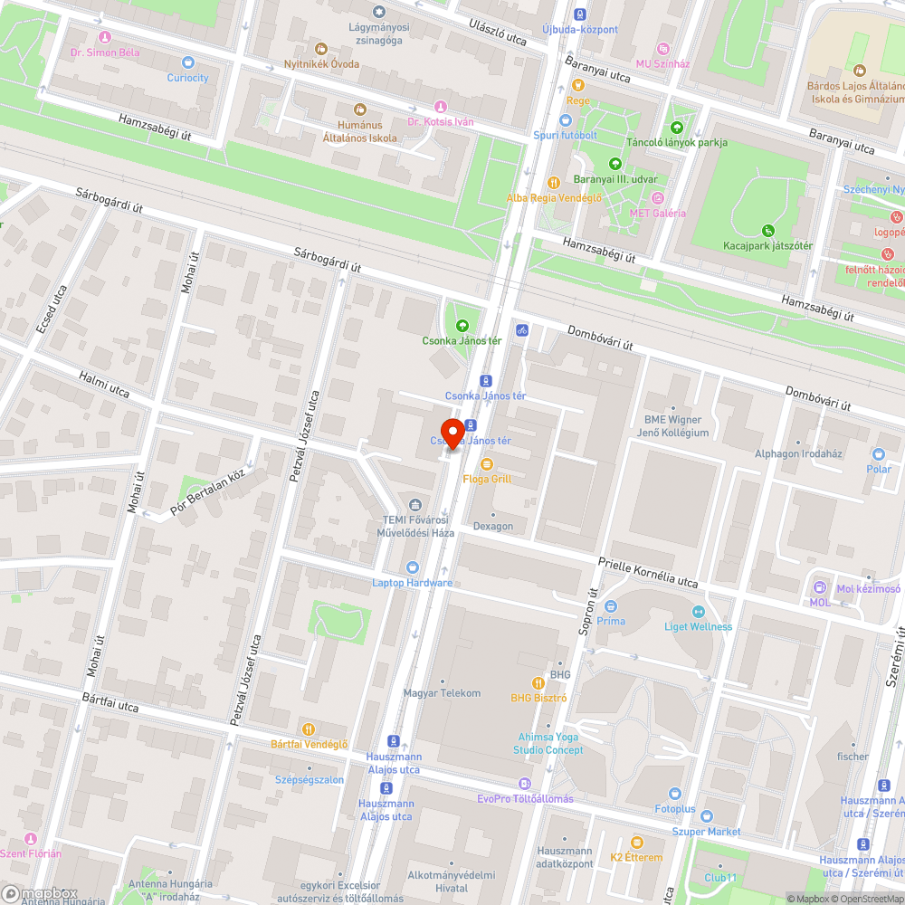 Autókkal széttaposott zöldterület bejelentés helye