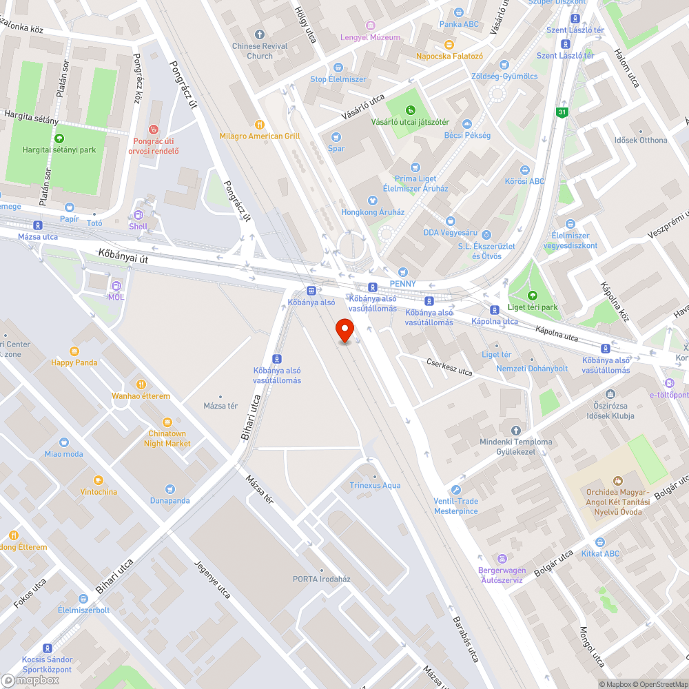 Graffiti bejelentés helye