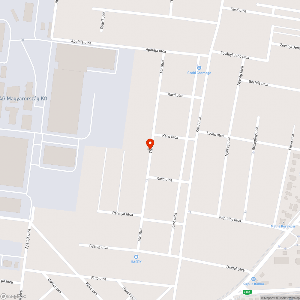 útban lévő villanyoszlop és hiányzó közvilágítás bejelentés helye