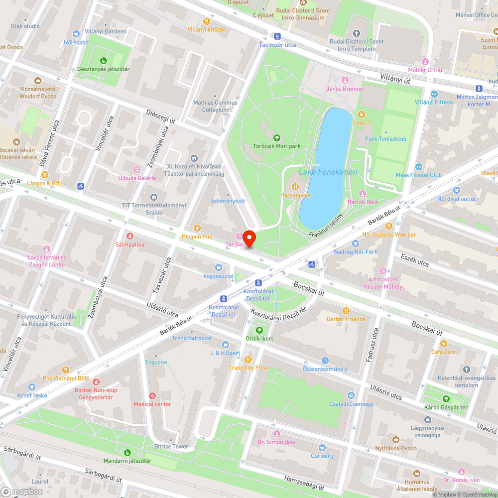 Bakelitlemez az oszlopon Kosztolányi Dezső tér bejelentés helye