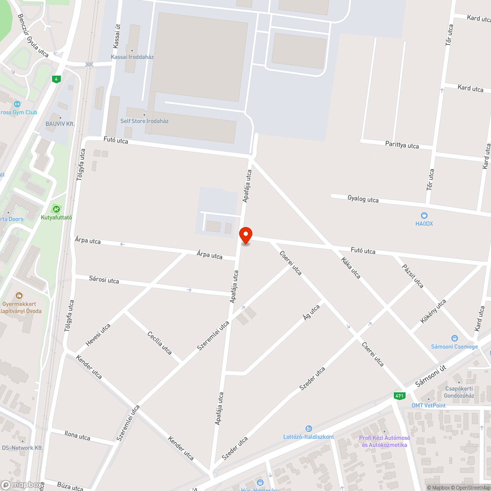 Hiányzó közvilágítás bejelentés helye