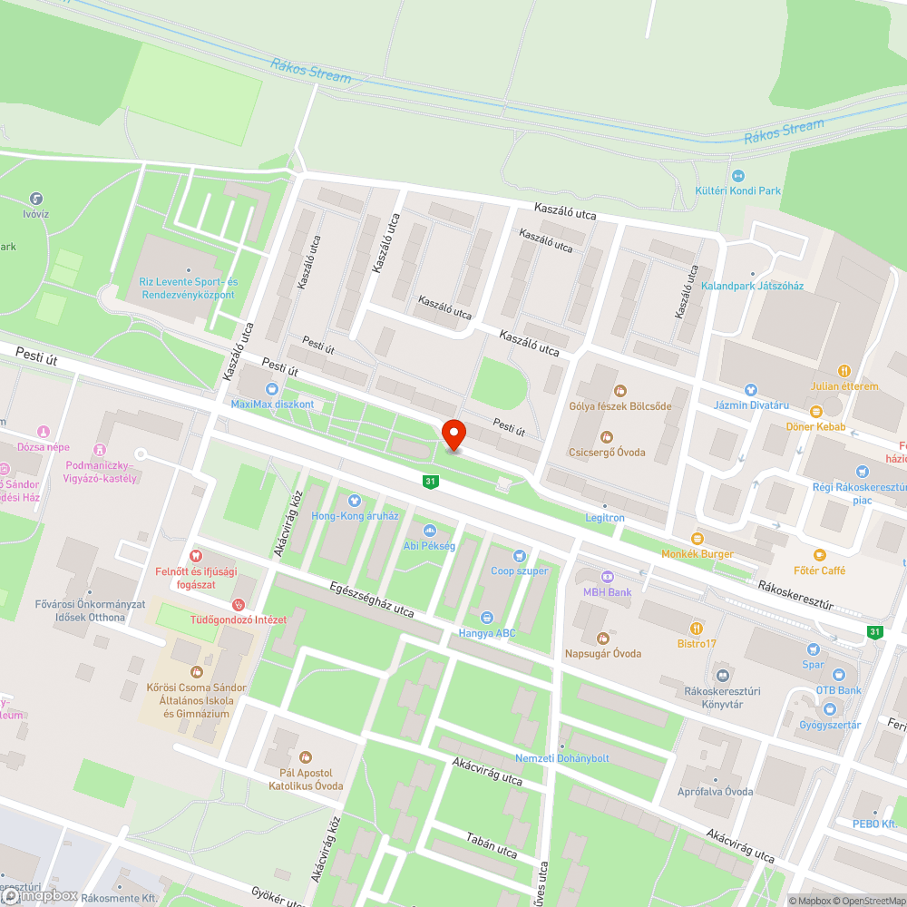 Gondatlanságból adódó balesetveszély bejelentés helye