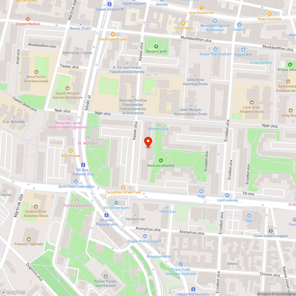 Járdán parkolás bejelentés helye