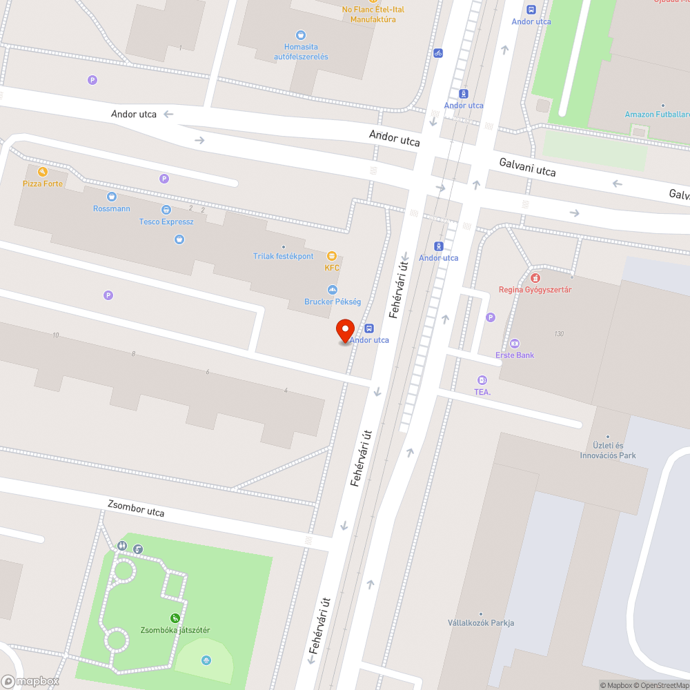 Elferdült oszlop bejelentés helye