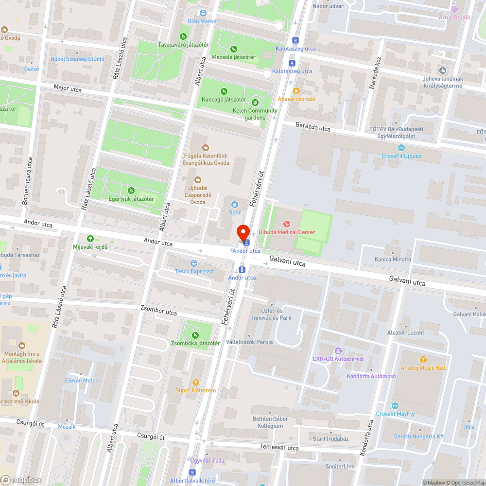 Hiányzó fényterelő bejelentés helye