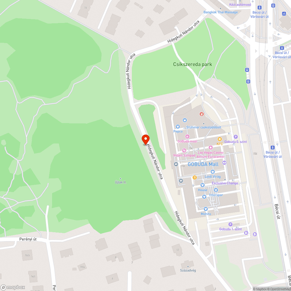 Leomlott domboldal bejelentés helye