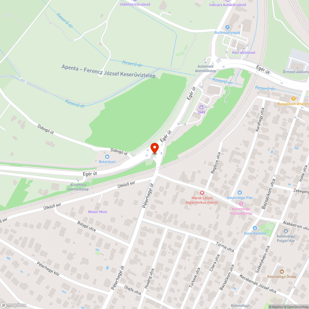 Gaz bejelentés helye