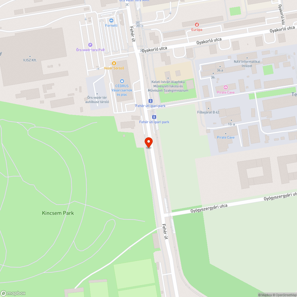 Avarral borított kerékpárút bejelentés helye